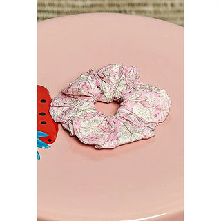 POL - Floral-Print Scrunchie Woman Hair Band