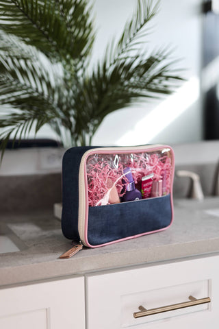 Jadelynn Brooke - Oversized Clear Cosmetic Bag – Travel Makeup Organizer