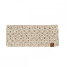 Load image into Gallery viewer, CC Cross Cell Stitch Knit Headwrap – Cozy Winter Ear Warmer
