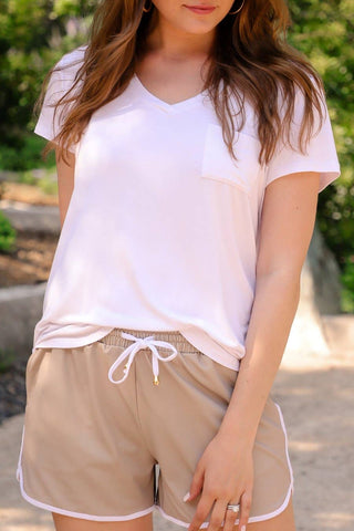 Jess Lea - All Natural Solid Drawstring Everyday Shorts