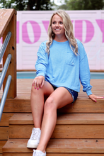 Load image into Gallery viewer, Jadelynn Brooke - Long Weekend Knit Crew- (Powder Blue)
