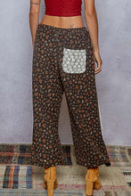 Load image into Gallery viewer, POL French Terry Various Lace Patches Printed Woven Pants
