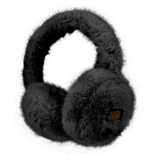 Load image into Gallery viewer, CC Glitter Faux Fur Earmuffs – Cozy One Size Winter Ear Warmers
