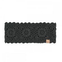 Load image into Gallery viewer, CC Flower Crocheted Headwrap – Cozy One Size Winter Ear Warmer
