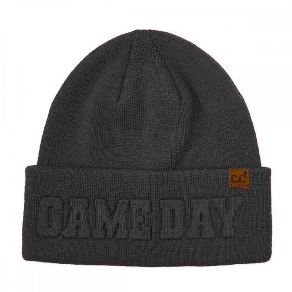 CC Game Day Embossed Cuff Beanie – Team Spirit Winter Hat
