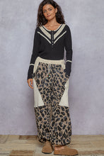 Load image into Gallery viewer, POL Long Sleeve Double Gauze Solid Knit Rib Top
