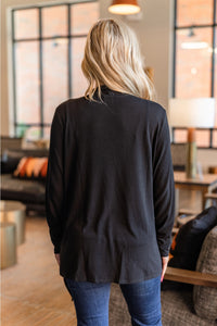 Soft Drape Open Front Cardigan