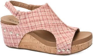 Corkys CARLEY Wedge - Blush Tweed