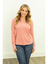 Load image into Gallery viewer, Grace + Emma Ribbed Long-Sleeve Top
