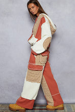 Load image into Gallery viewer, POL Quilted Casual Contrast Solid Knit Pants
