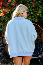 Load image into Gallery viewer, BUCKETLIST &#39;PILATES &amp; YOGA&#39; Print Reversible Mockneck Sweatshirt
