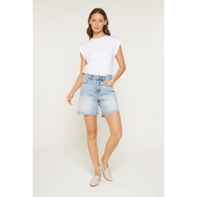 Load image into Gallery viewer, MICA DENIM SUPER HIGH BERMUDA LIGHT GREYISH BLUE
