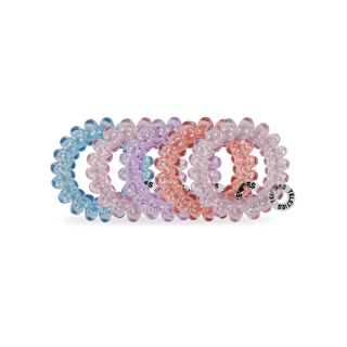 TELETIES - Spiral Hair Coils | Tiny | Sea Glass