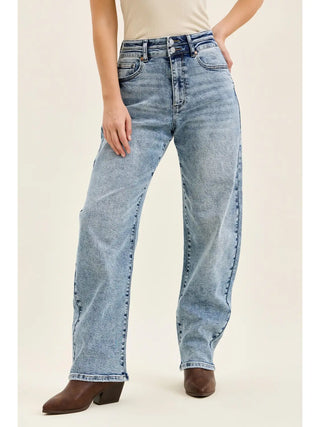 Judy Blue - High Waist Marlow Arc Leg Double Waistband