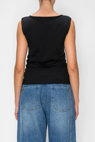 Stitch & Co - Black Knit Sleeveless Top