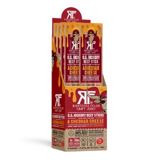 Righteous Felon Craft Jerky - Righteous Felon Beef & Cheddar Cheese Stick Combo