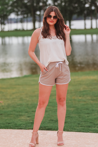Jess Lea - All Natural Solid Drawstring Everyday Shorts
