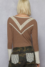 Load image into Gallery viewer, POL Long Sleeve Double Gauze Solid Knit Rib Top
