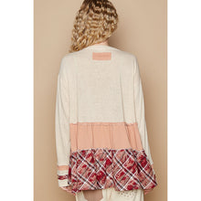 Load image into Gallery viewer, POL Round Neck Long Sleeve Contrast Solid Knit Top

