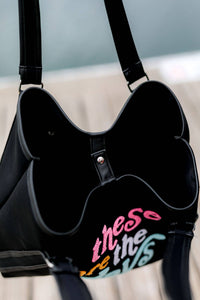 Jadelynn Brooke “These Are the Days” Neoprene Tote Bag – Oversized Travel, Beach & Everyday Bag