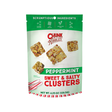 Load image into Gallery viewer, Chunk Nibbles - Holiday Peppermint Chunk Nibbles 4.25oz Pouch
