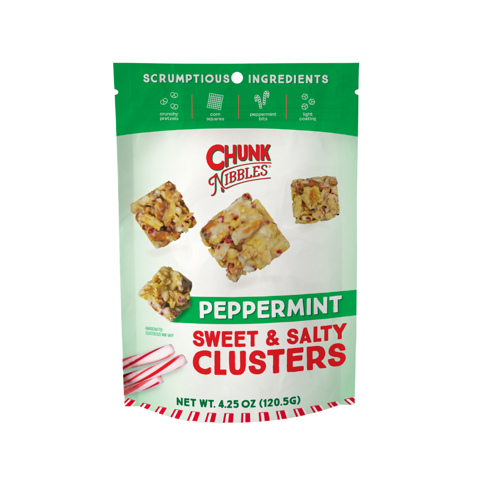 Chunk Nibbles - Holiday Peppermint Chunk Nibbles 4.25oz Pouch