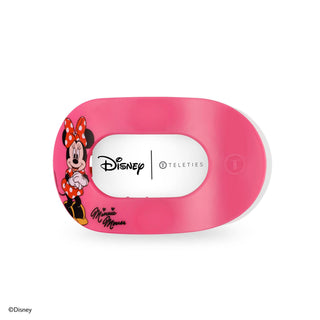 TELETIES - Flat Round Hair Clip | Medium | Minnie Mouse