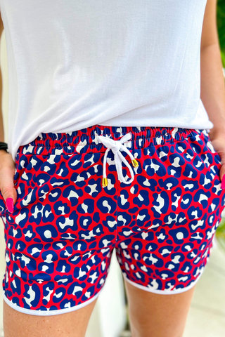 Jess Lea - Adult Party In The USA Drawstring Everyday Shorts