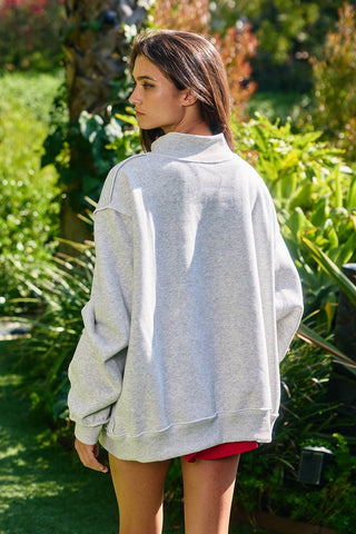 BUCKETLIST USA/America Print Reversible Sweatshirt