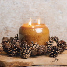 Load image into Gallery viewer, A Cheerful Giver - Seasonal Pinecones Candle Ring
