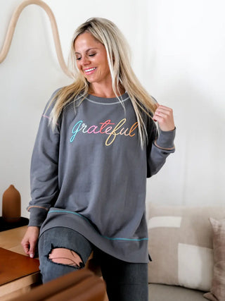 Jadelynn Brooke Grateful Sweatshirt
