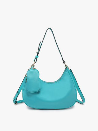 Jen & Co. - Jada Nylon Shoulder Bag w/ Coin Pouch