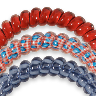 TELETIES - Spiral Hair Coils | Small | Blueberry Farms