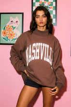 Load image into Gallery viewer, BUCKETLIST &#39;NASHVILLE &amp; BROADWAY&#39; Reversible Sweatshirt
