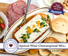 Load image into Gallery viewer, Country Home Creations - Apricot Wine Cheesespread Mix

