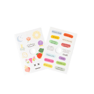 Crush “Everything’s Fine” Pill & Vitamin Organizer – Compact Travel Case with 7 Compartments