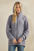 Load image into Gallery viewer, Heimish Long Sleeve Solid Hoodie Top
