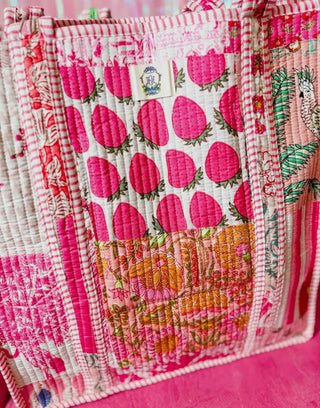 Heart of Grace - Pink City Quilted Backpack