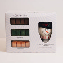 Load image into Gallery viewer, A Cheerful Giver - Snowman Plug-In Wax Warmer Gift Set
