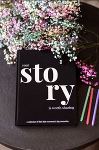 Your Story Is Worth Sharing Keepsake Book – Guided Journal for Memories & Conversations