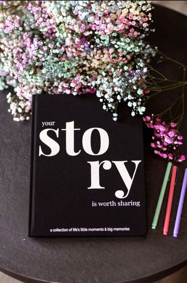 Your Story Is Worth Sharing Keepsake Book – Guided Journal for Memories & Conversations