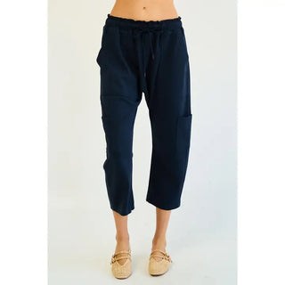 The Greii - Capri Lounge Pants -Navy