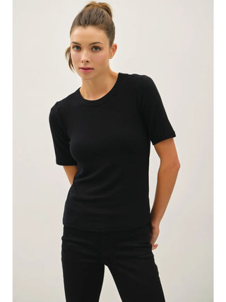 Be Cool - Ultra Soft Short Sleeve Top - Black