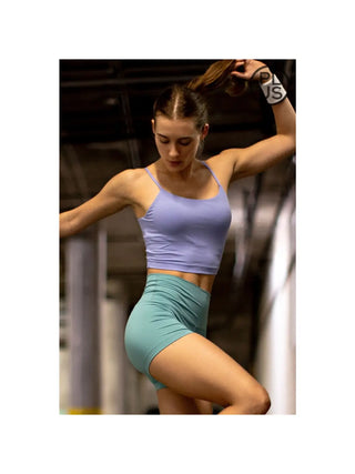 Rae Mode Butter Basic Cropped Camisole (Brami) | Recycled Performance Fabric - Lavender