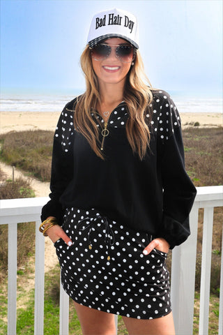 Jess Lea - After Dark Polka Dot Skort