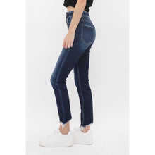 Load image into Gallery viewer, Mica High Rise Ankle Skinny with Button Up
