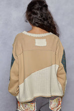 Load image into Gallery viewer, POL Clothing - Peace Patch French Terry Pullover
