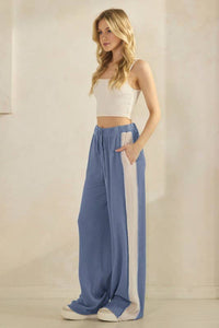 HEIMISH - URBAN RIB CASUAL PANTS WITH ELASTIC BAND