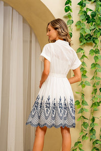 Sew In Love Dress With Embroidery On Bottom