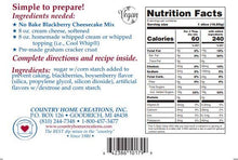 Load image into Gallery viewer, Country Home Creations - No-Bake Blackberry Cheesecake Mix
